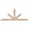 Ekena Millwork Saratoga Smooth Timber Gable Bracket, Douglas Fir, 60"W x 25"H x 1 1/2"D x 3 1/2"F, 10/12 Pitch GBW060X25X0204SAR00SDF - alternate 1